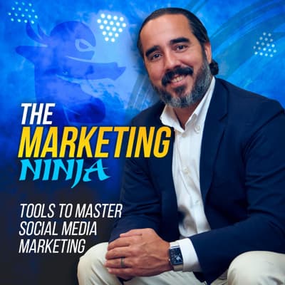 Episode art, as published on the podcast feed: an entry of The Marketing Ninja