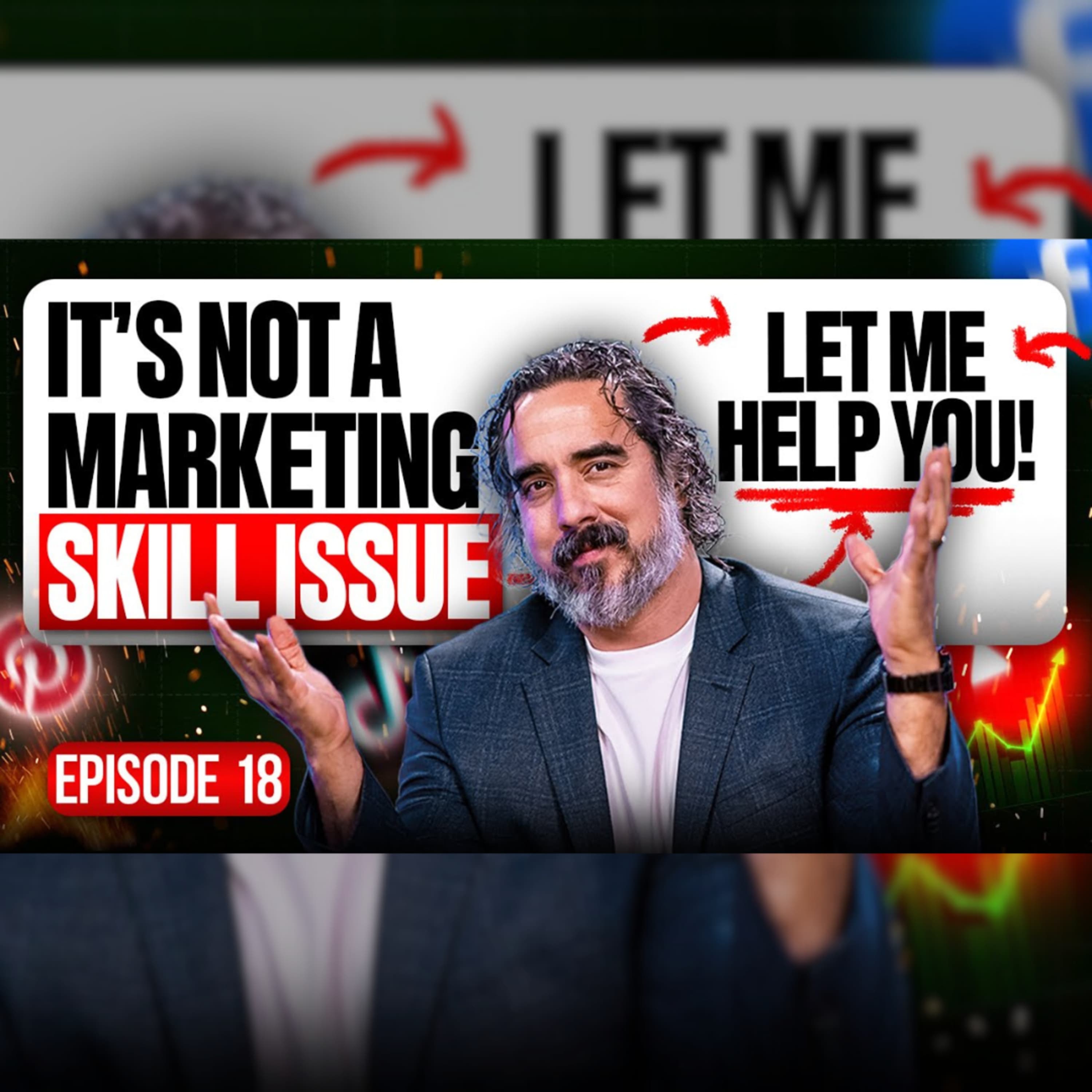 Episode art, as published on the podcast feed: an entry of The Marketing Ninja