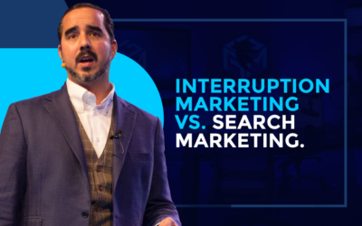 MARKETING POR INTERRUPCIÓN VS.  MARKETING POR BÚSQUEDA